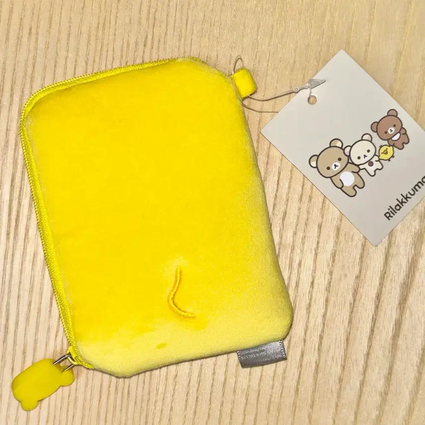 [BUNJANG] Rilakkuma Kiiroitori Piggy Mini Pouch Card Holder / 리락쿠마 키이로이토리 돼병이 미니 파우치 카드지갑