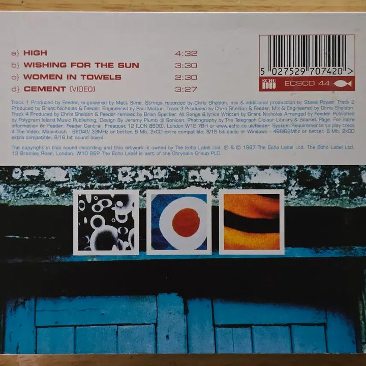 [BUNJANG] Feeder High UK Edition CD / CD 음반 Feeder 피더 - High 영국반