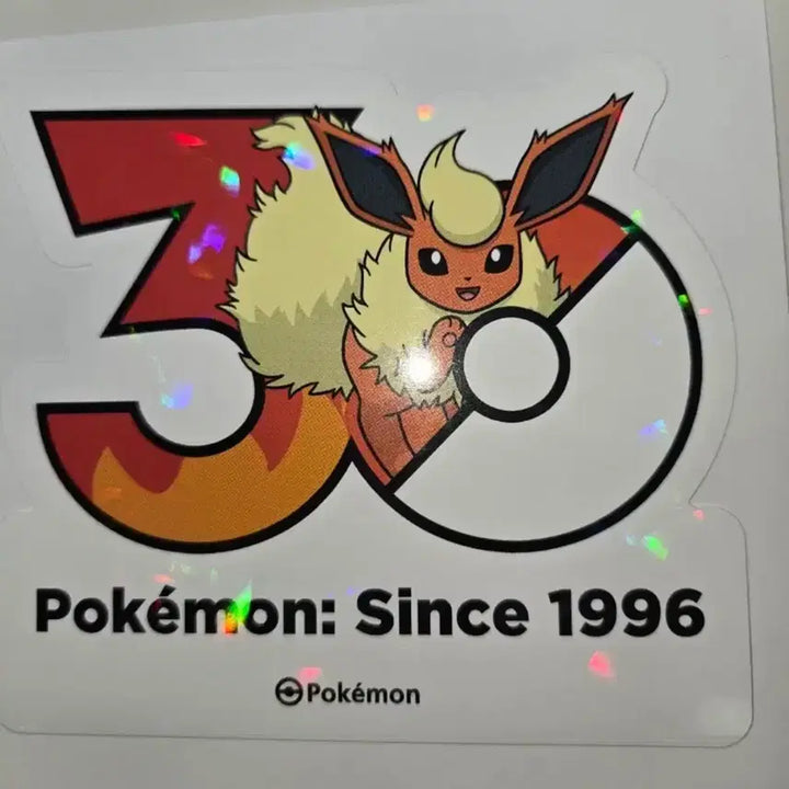 [BUNJANG] Pokemon 30th Anniversary Logo Sticker Booster Pack / 포켓몬 30주년 로고 스티커 부스터