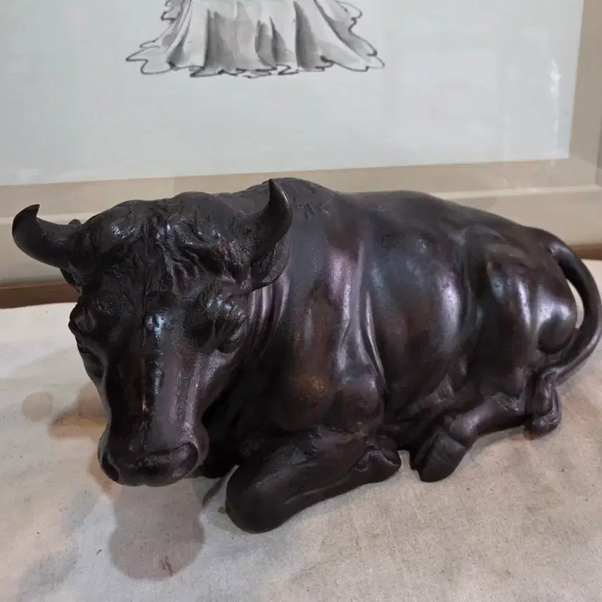 [BUNJANG] Large Cast Iron Bull / 사이즈 좋은 무쇠 황소