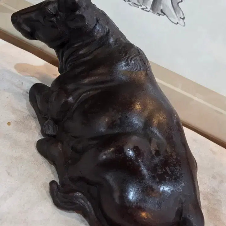 [BUNJANG] Large Cast Iron Bull / 사이즈 좋은 무쇠 황소