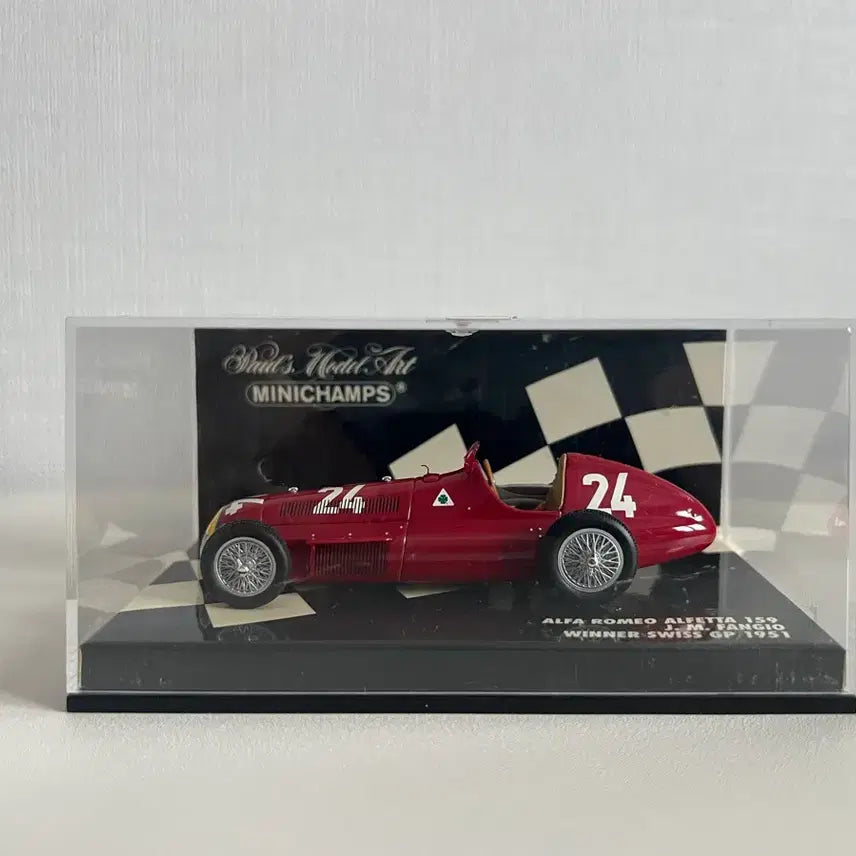 [BUNJANG] Minichamps Alfa Romeo Alfetta 159 Fangio 1951 Swiss GP Winner 1:43 Scale Model / 미니챔프 알파로메오 Alfetta 159 Fangio 1:43
