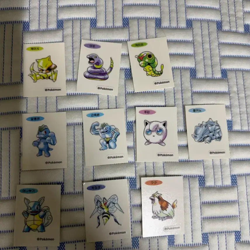 [BUNJANG] Pokemon 30th Anniversary Sticker Set (10 pieces) / 포켓몬 30주년 띠부씰 10장