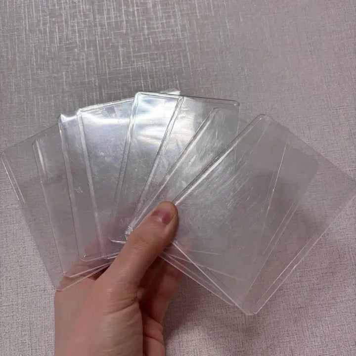 [BUNJANG] Photocard Sleeves Set (8 Pieces) / 투명 포토카드 슬리브 8개 세트