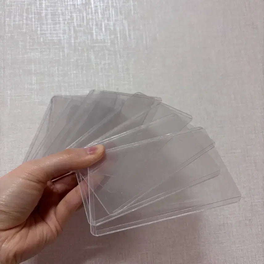 [BUNJANG] Photocard Sleeves Set (8 Pieces) / 투명 포토카드 슬리브 8개 세트