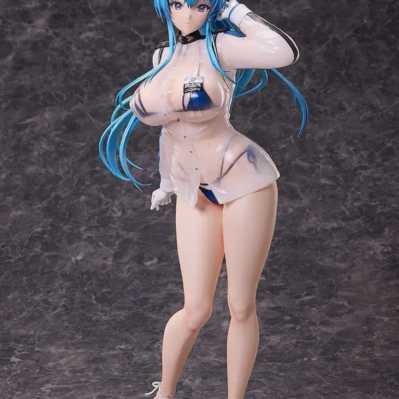 [BUNJANG] Nikka Victory Helm Aquamarine 1/4 Scale Figure / 승리의 여신 니케 프링 헬름 아쿠아마린 피규어 1/4 스케일 피규어