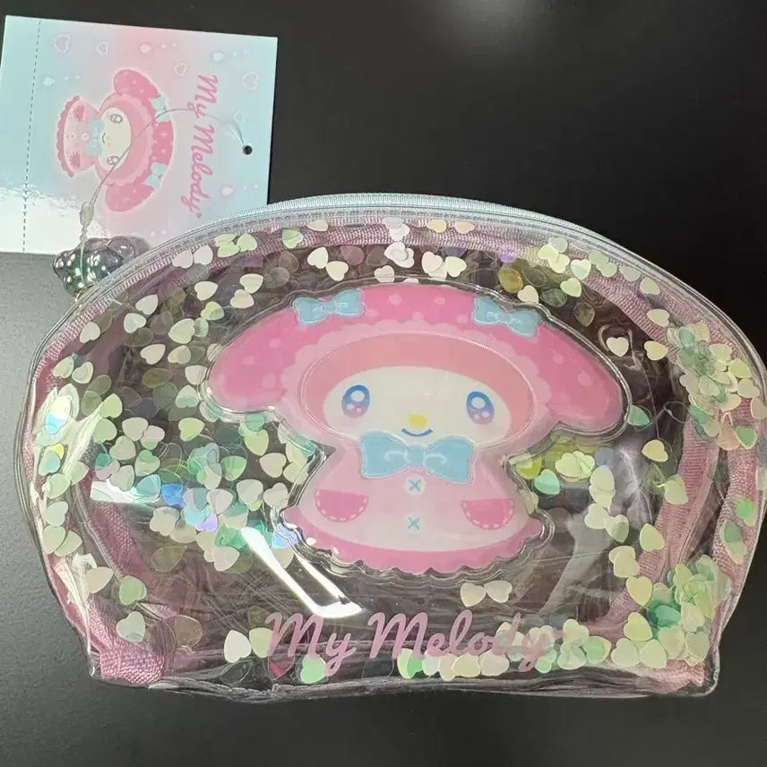 [BUNJANG] Sanrio Sweet Train Clear Pouch (My Melody) / 산리오 스위트레인 클리어 파우치 (마이멜로디)