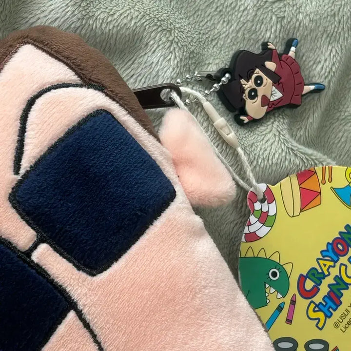 [BUNJANG] Crayon Shin-chan Black Bear Face Pouch Keychain / 택0,새상품) 짱구는못말려 조연시리즈- 흑곰 얼굴 파우치 키링