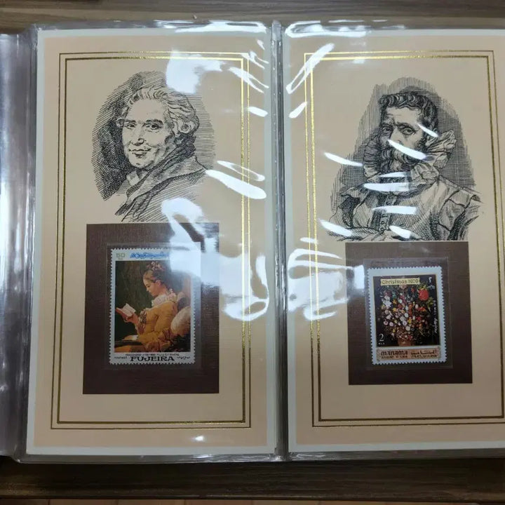 [BUNJANG] Masterpieces 100 Stamp &amp; Art Book / 명작 100선 우표  &amp;그림