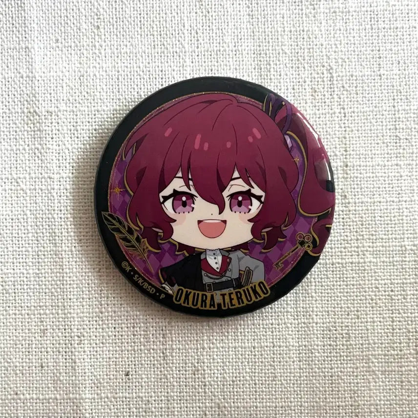 [BUNJANG] Bungo Stray Dogs Teruko Okura Tokyo Tower Collaboration Badge / 문호스트레이독스 문스독 오오쿠라 테루코 엽견 도쿄타워 뱃지 캔뱃지