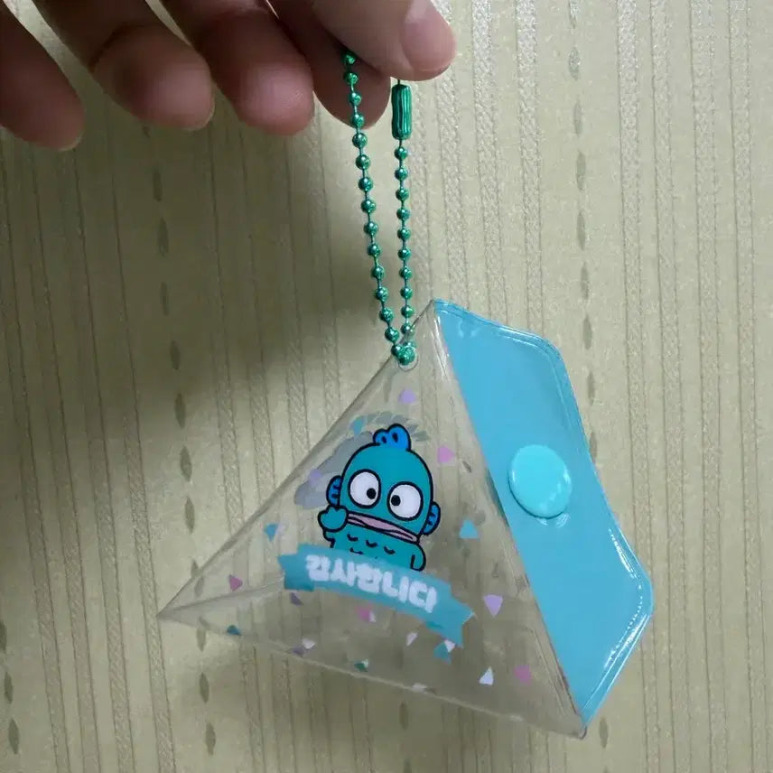 [BUNJANG] Hangyodon Korean Collaboration Triangle Pouch Keychain (Japan Exclusive) / 한교동 한국어콜라보 삼각파우치 가챠(일본정품)