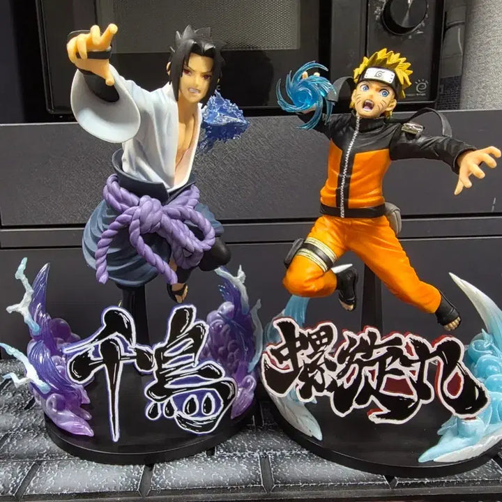 [BUNJANG] Naruto Shippuden Sasuke Chidori &amp; Naruto Rasengan Vibration Stars Figures Set / 나루토 사스케 질풍전 바이브레이션 스타즈 피규어