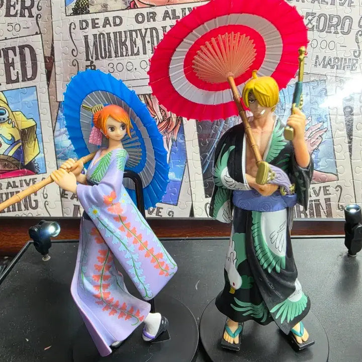 [BUNJANG] Bandai One Piece Nami Zoro Kimono Set Figure / 원피스 반다이 나미 조로 피규어 기모노세트
