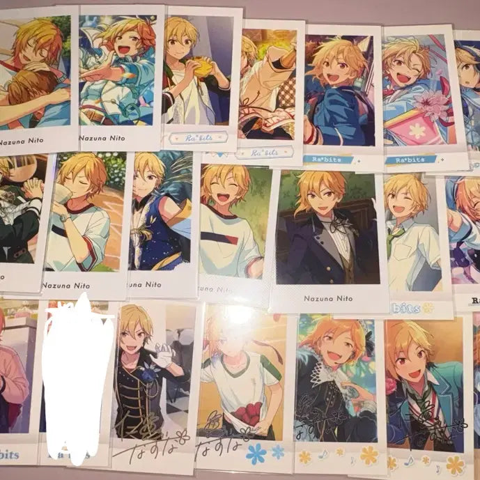 [BUNJANG] Ensemble Stars Nazuna Nito Student ID Poucha Photocard Can Badge Plush Bundle Set / 앙상블스타즈 니토나즈나 파샤 학생증 포카 캔뱃지 누이 일괄