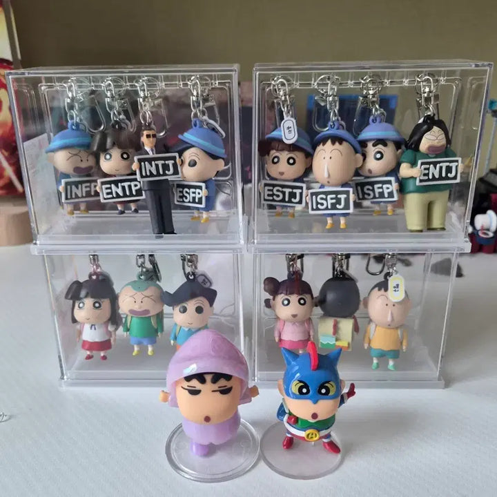 [BUNJANG] Crayon Shin-chan Keyring Set / 짱구는못말려 키링 세트