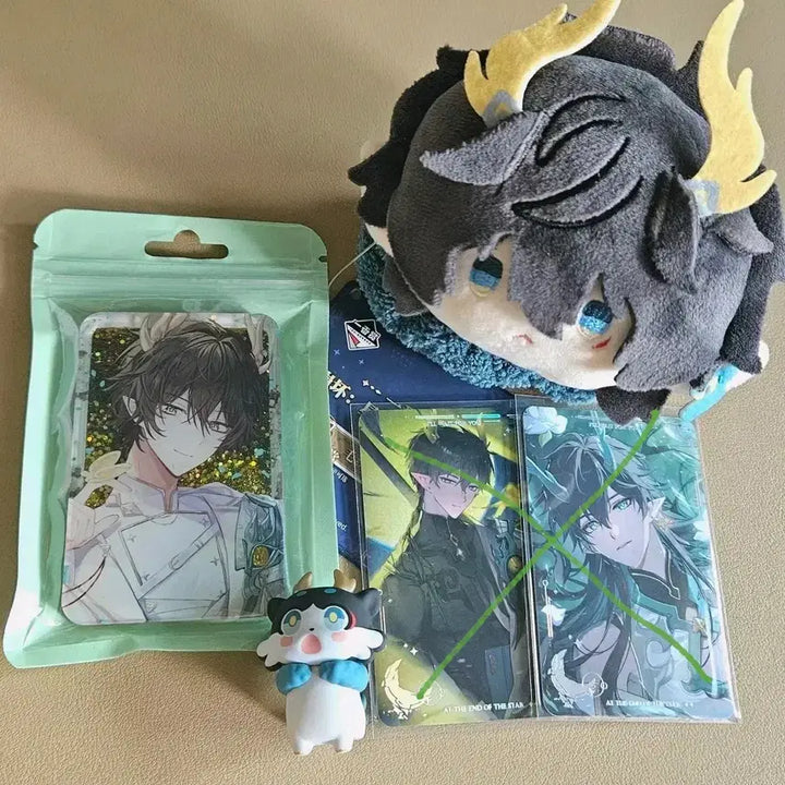 [BUNJANG] Honkai: Star Rail Dan Heng Azure Dragon Standee &amp; Wristband Bundle / 붕괴 스타레일 단항 등황 굿즈 처분 말슈붕 쿠지 키메라