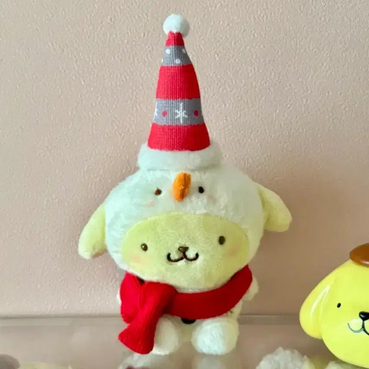 [BUNJANG] Pompompurin Christmas Snowman Plush Toy (with Tag) / (택O)폼폼푸린 크리스마스 눈사람 인형