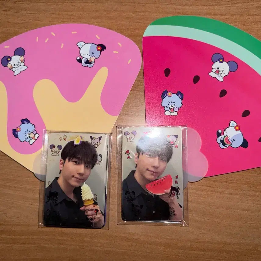 [BUNJANG] Xdinary Heroes Summer Concert Photocard &amp; Fan Bundle Set / 엑디즈 썸머콘 입장포카,부채 첫콘+막콘