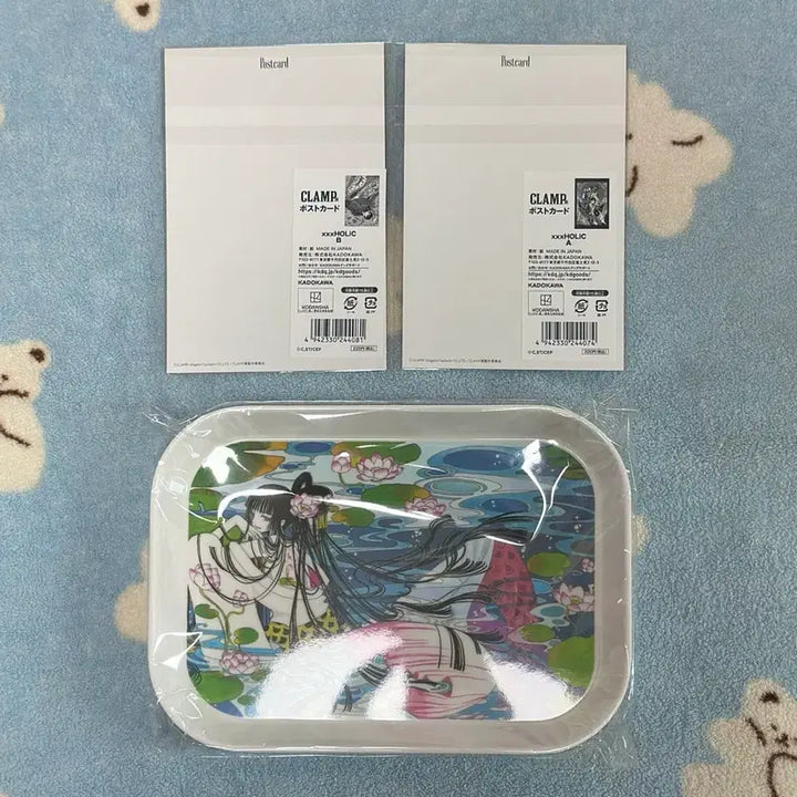 [BUNJANG] CLAMP xxxHOLiC Postcard Set &amp; Tray / 클램프전 xxx홀릭 엽서 2종&amp;트레이