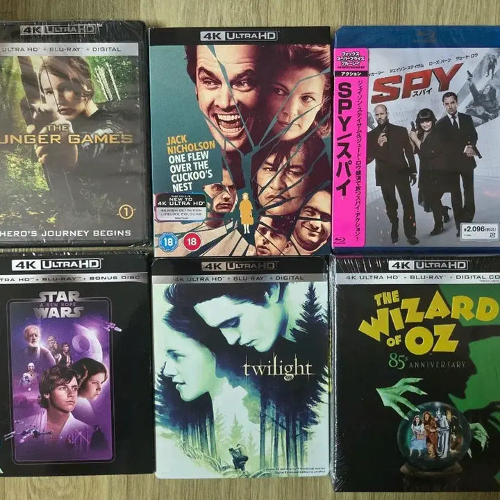 [BUNJANG] Movie Collection: The Hunger Games, Twilight, Star Wars, The Wizard of Oz, Spy, One Flew Over the Cuckoo&