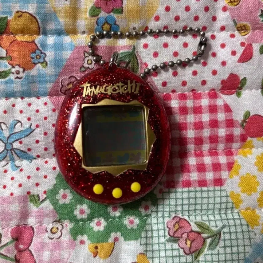 [BUNJANG] Bandai Tamagotchi Glitter Red Vintage Toy / 반다이 다마고치 글리터 고전문구 고전완구 빈티지문구