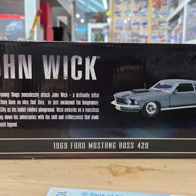 [BUNJANG] Highway 61 1969 Ford Mustang Boss 429 John Wick Edition 1:18 Die-cast Model / 1:18 (판매완료)하이웨이61 존윅 머스탱