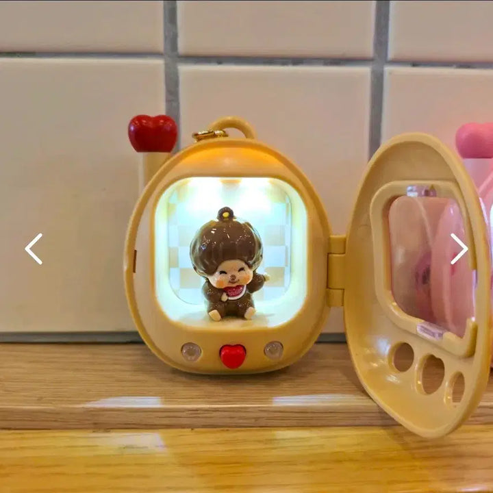 [BUNJANG] Monchhichi Tamagotchi Gacha Keychain - Unused / 몬치치 키링 다마고치 가챠 미사용