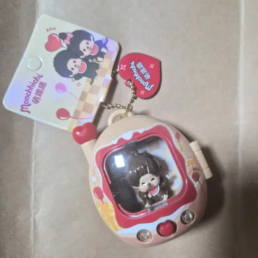 [BUNJANG] Monchhichi Tamagotchi Gacha Keychain - Unused / 몬치치 키링 다마고치 가챠 미사용