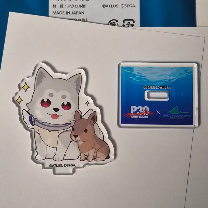 [BUNJANG] Persona 3 30th Anniversary Sea Paradise Koromaru Acrylic Stand / 페르소나3 30주년 씨파라다이스 아크릴 스탠드 코로마루