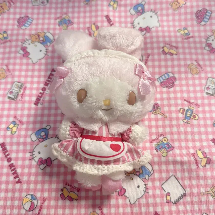 [BUNJANG] Cosmerow My Melody Maid Mascot Plush / 코스메로 마이멜로디 인형 메이드 마스코트 누이