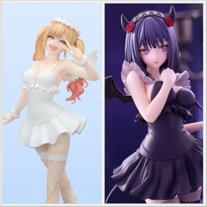 [BUNJANG] Furyu BiCute Biyori Marin Kitagawa Angel Devil Set / 후류 bicute 그비돌 키타가와 마린 피규어 천사 악마 세트
