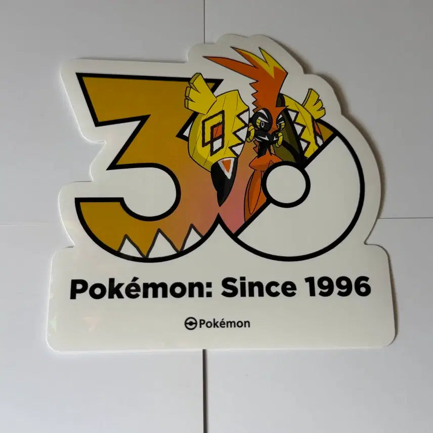 [BUNJANG] Pokemon 30th Anniversary Sticker - Fomantis / 포켓몬스터 30주년 스티커 판매 교환 카푸꼬꼬꼭