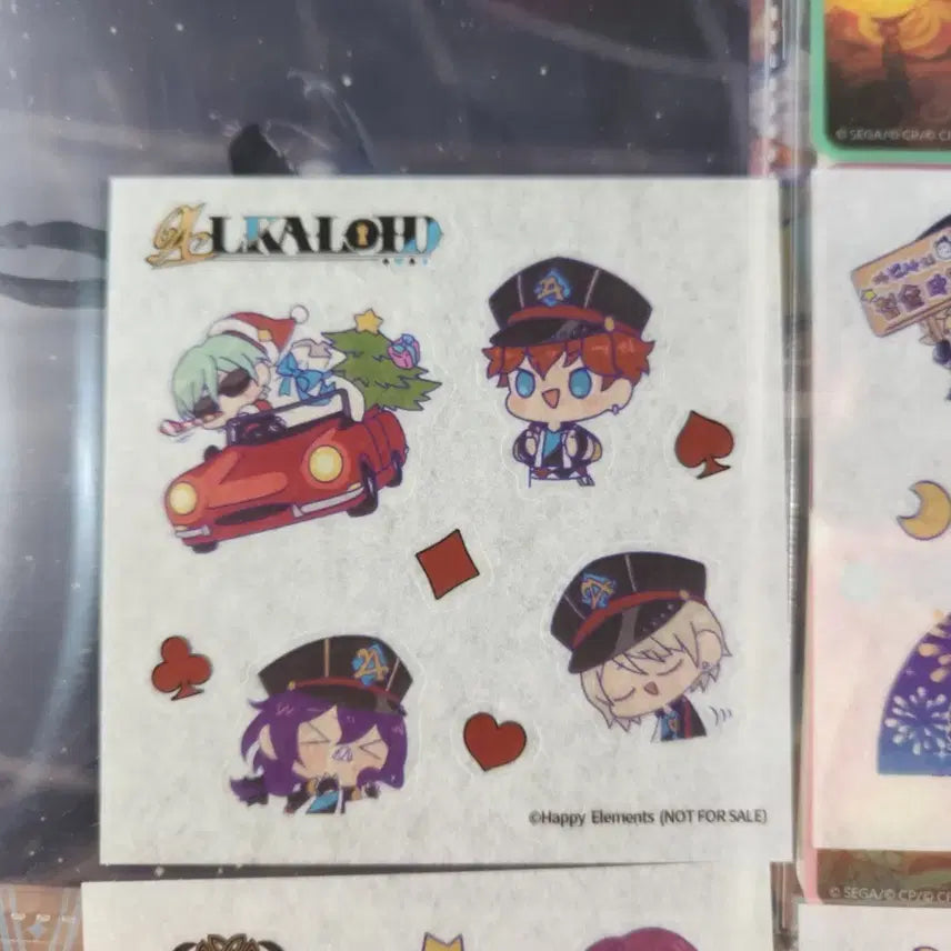 [BUNJANG] Ensemble Stars! Alkaloid Unit SD Sticker Set (Tatsumi, Hiiragi, Aoi, Nanami) / 앙스타 알칼로이드 유닛 sd 스티커 타츠미히이로아이라마요이특전팝콘