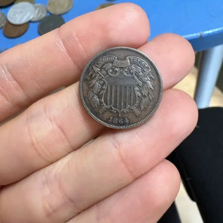 [BUNJANG] American 2 Cent Coin - Civil War Era / 남북 전쟁 미국 2센트 주화