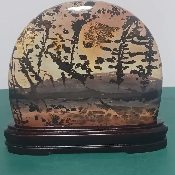 [BUNJANG] Ancient Fossil Engraved with Floral Patterns / 수석(초화석)