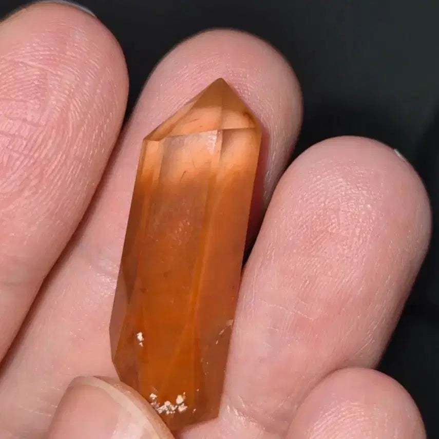 [BUNJANG] Rare Rabbit Hair Rutilated Quartz Raw Stone / 희귀!  주홍빛 아름다운 래빗헤어 루틸쿼츠 원석 포인트 광물 보석