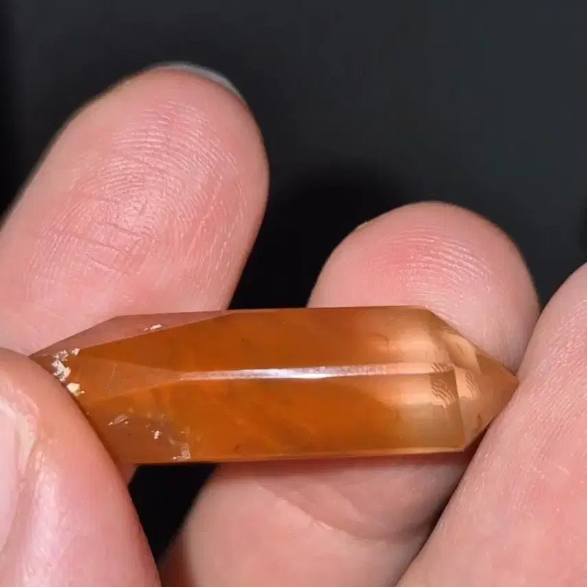 [BUNJANG] Rare Rabbit Hair Rutilated Quartz Raw Stone / 희귀!  주홍빛 아름다운 래빗헤어 루틸쿼츠 원석 포인트 광물 보석