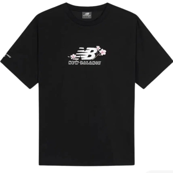 [BUNJANG] IU New Balance Flower Glove T-Shirt Black XL (Sealed) / 아이유 뉴발란스 플라워 글로브 티 미개봉