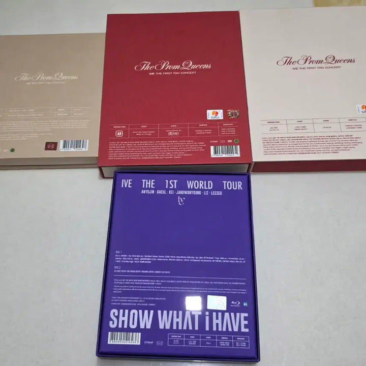 [BUNJANG] IVE 1st Fan Concert Blu-ray, DVD, Kit Video &amp; 1st World Tour Blu-ray Bundle / 아이브 1st 팬콘 블루레이,DVD,키트비디오, 1ST월드투어 블루레이