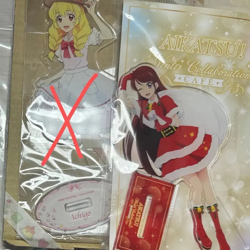 [BUNJANG] Aikatsu Ran Christmas Acrylic Stand (Sealed) / 아이카츠 란 크리스마스 아크릴 미개봉