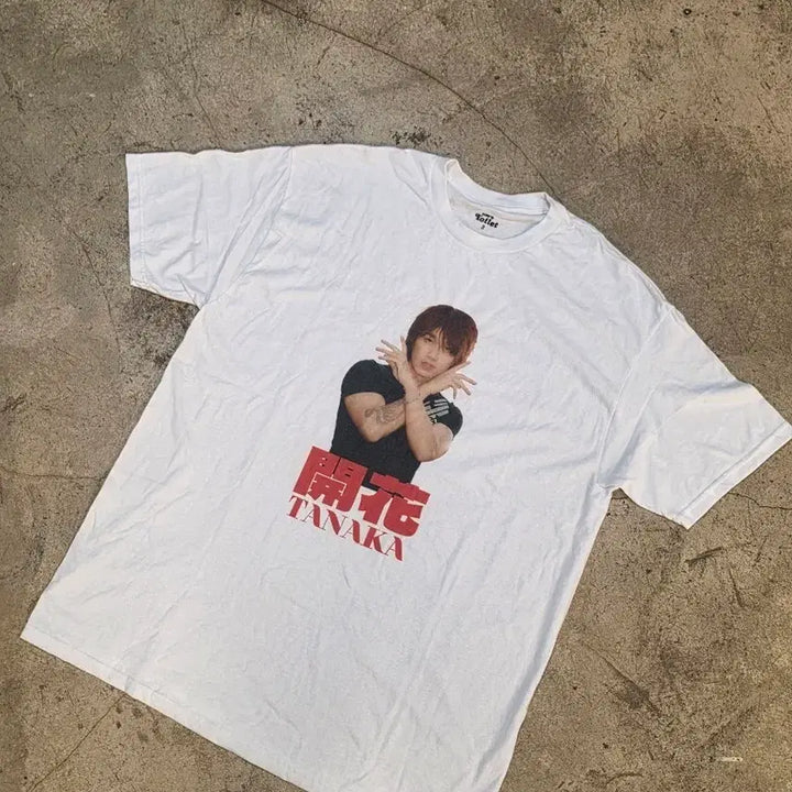 [BUNJANG] Tanaka Kaito White T-Shirt / 타나카 카이토 굿즈 티셔츠 화이트