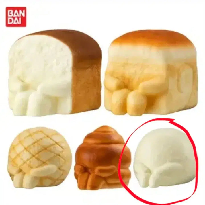 [BUNJANG] Jumbo Squishy Bread Dough Figure / 언제오려나 말랑말랑 빵 빅사이즈 가챠 빵반죽(새상품)
