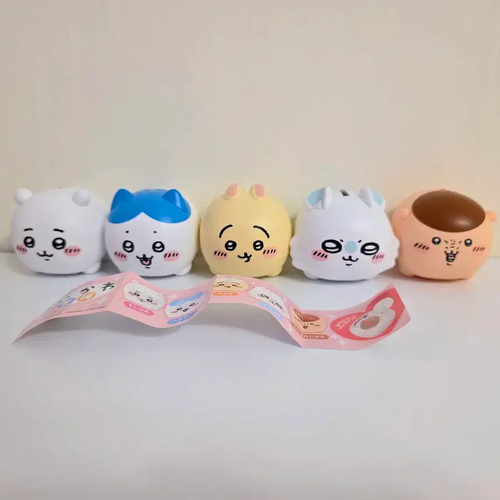 [BUNJANG] Chiikawa Gacha 5 Types Coin Bank Set / 치이카와 저금통 5종 가챠