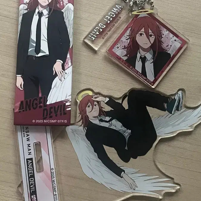[BUNJANG] Chainsaw Man Angel Devil Floating Acrylic Set / 급처))체인소맨 천사의 악마 부유감 플로팅 아크릴 외 일괄