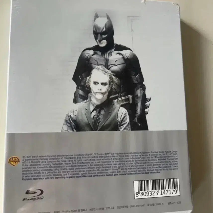 [BUNJANG] The Dark Knight Blu-ray Steelbook Limited Edition (Sealed) / (미개봉)다크나이트 블루레이 스틸북 한정판