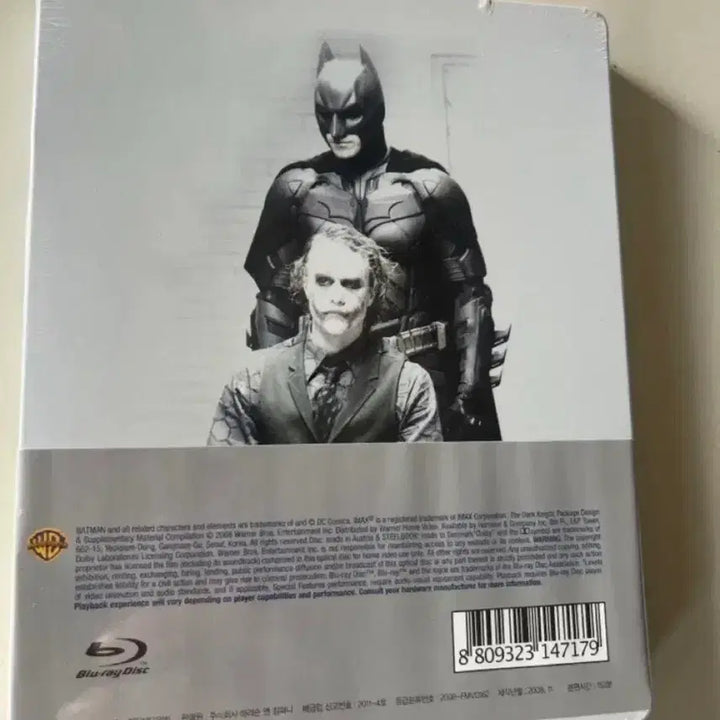 [BUNJANG] The Dark Knight Blu-ray Steelbook Limited Edition (Sealed) / (미개봉)다크나이트 블루레이 스틸북 한정판