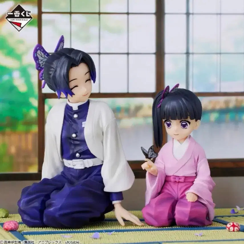 [BUNJANG] Demon Slayer Kimetsu no Yaiba Shinobu &amp; Kanao Last One Prize Figure / (택포17)귀멸의칼날 제일복권 나비저택 시노부&amp;카나오 라스트원상 피규어