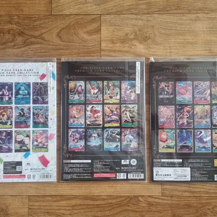 [BUNJANG] One Piece Card Japanese Edition Premium Collection Set (3 Types) Sealed Bundle Set / 원피스카드 일본판 프리미엄 컬렉션 3종 1세트 미개봉 일괄