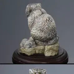 [BUNJANG] Bandai Nature Diorama Collection Wild Felidae Manul Cat / 반다이 생물대도감 디스플레이 모델 컬렉션 야생 고양잇과 동물 마눌 고양이