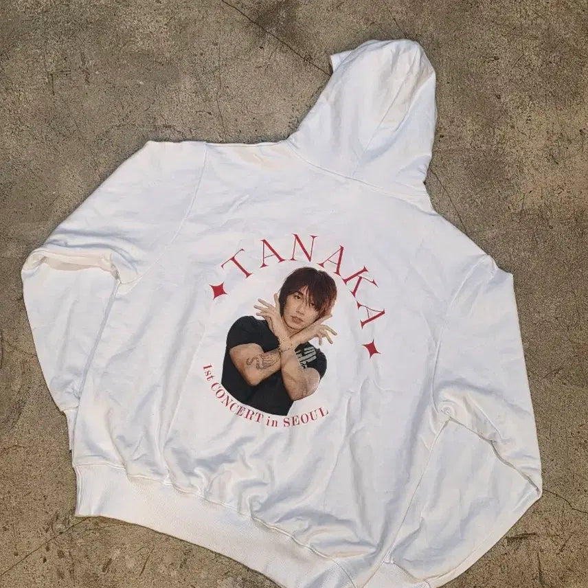 [BUNJANG] Tanaka White Goods Hoodie / 다나카 화이트 굿즈 후디